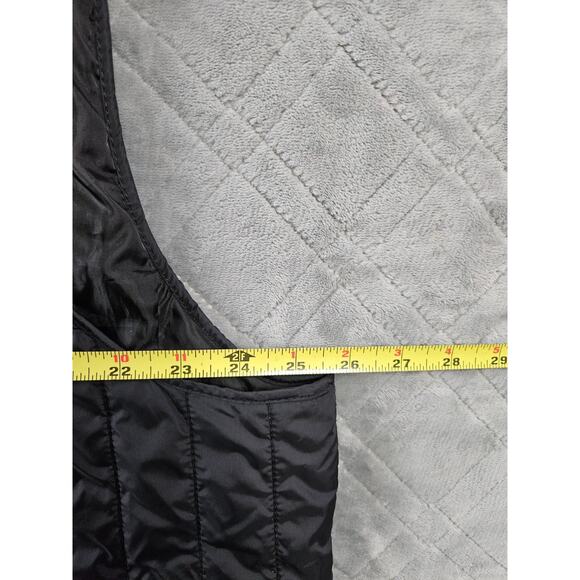 HAGGAR Heritage Collection Men's Vest Full Zipper & Button Poly Fill Black 2XL - Picture 3 of 4